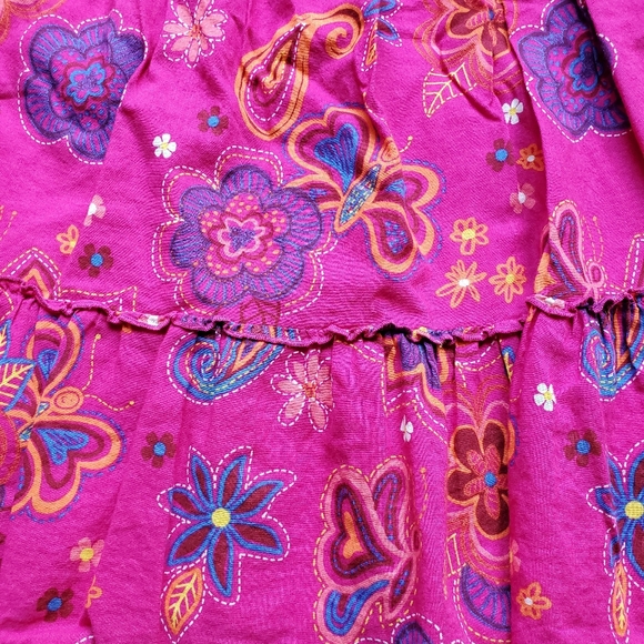 LANDS' END Girls Floral Dress - Picture 3 of 7